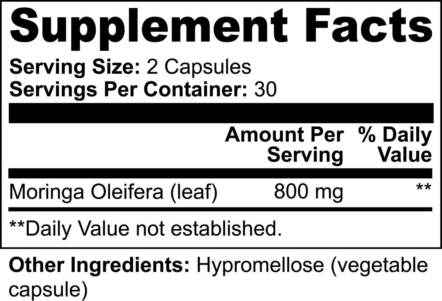 Pure Moringa