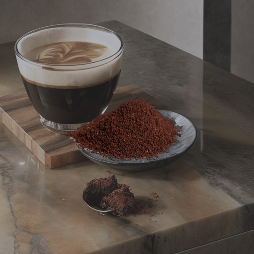 Enjoy Your Mushroom Coffee Fusion On A Luxury Counter Top  To Entice Multi Million Dollar Ideas !