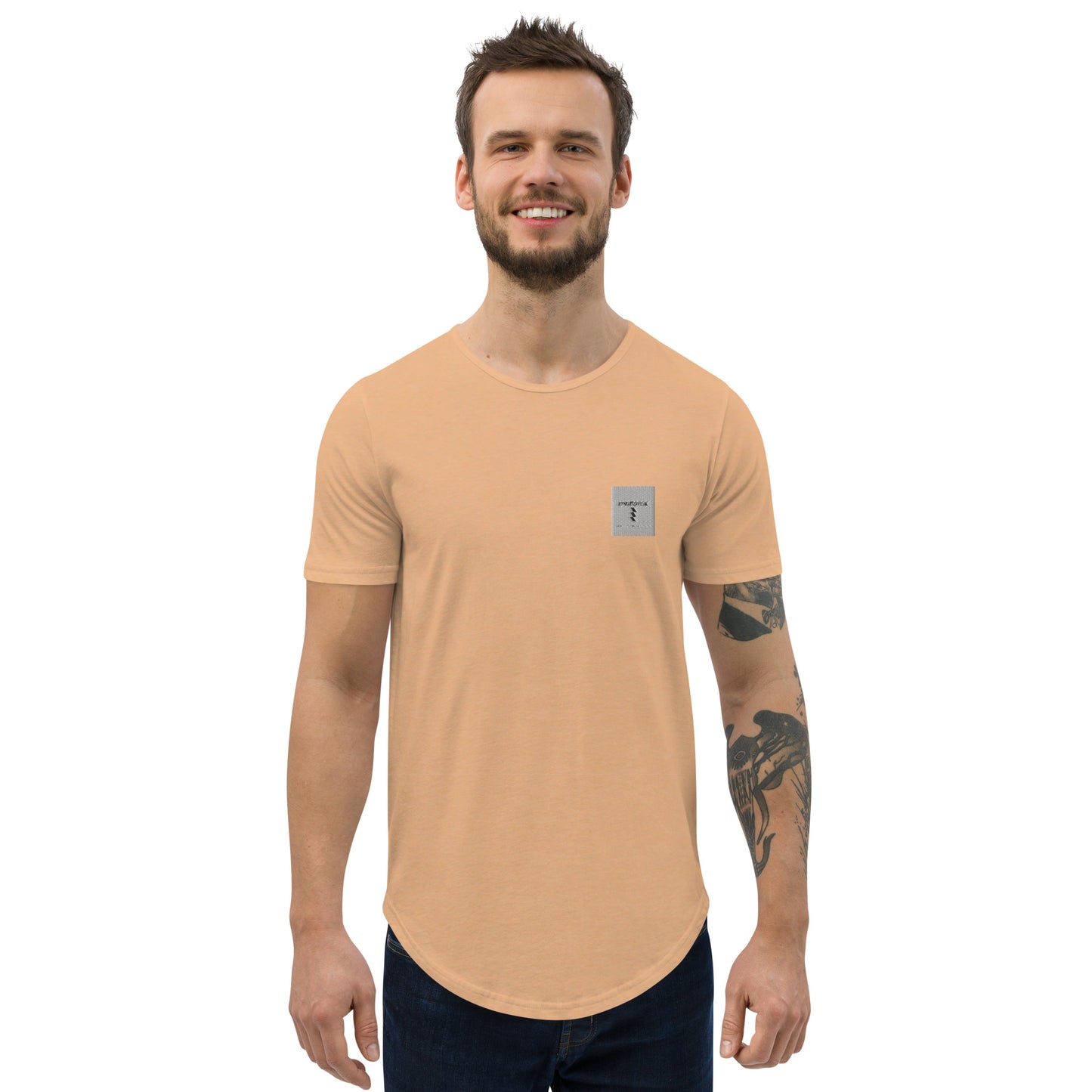 Icon Elite OfficialMen's Curved Hem T-Shirt