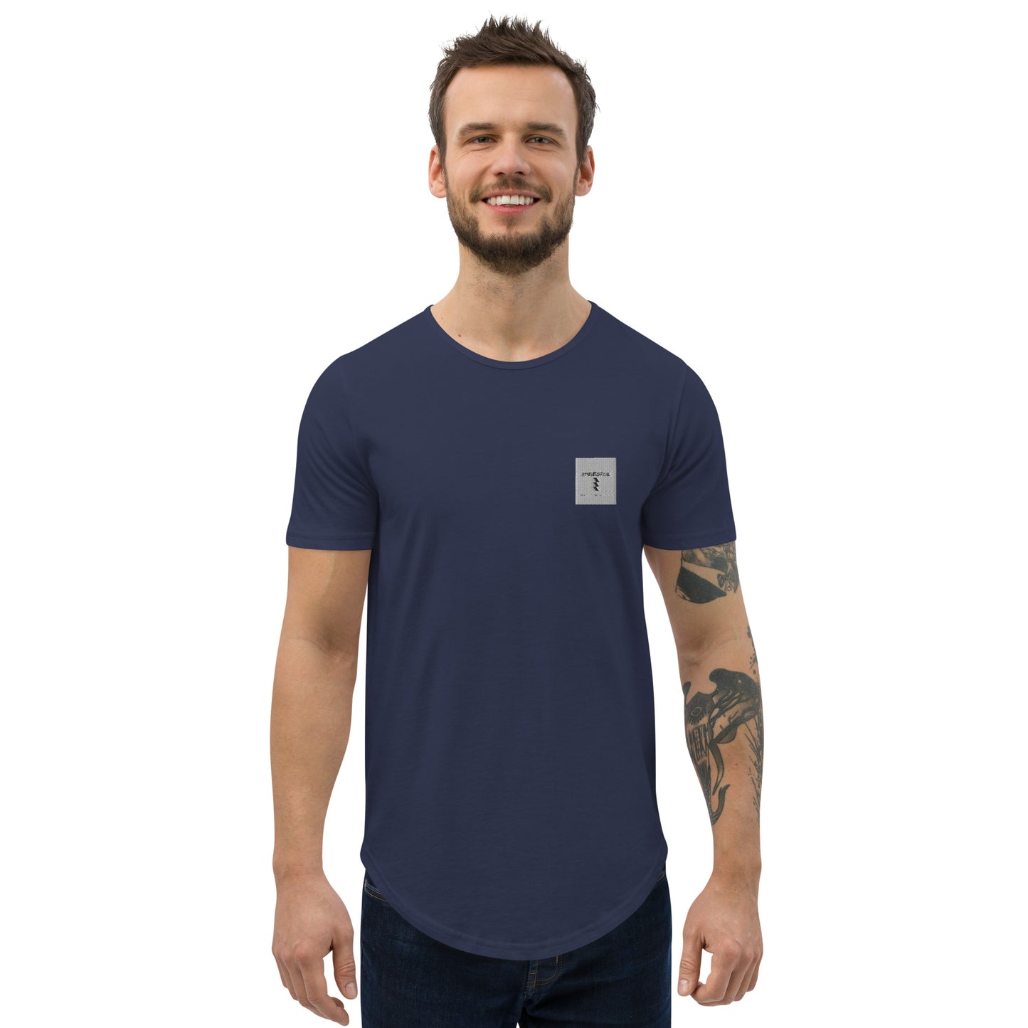 Icon Elite OfficialMen's Curved Hem T-Shirt