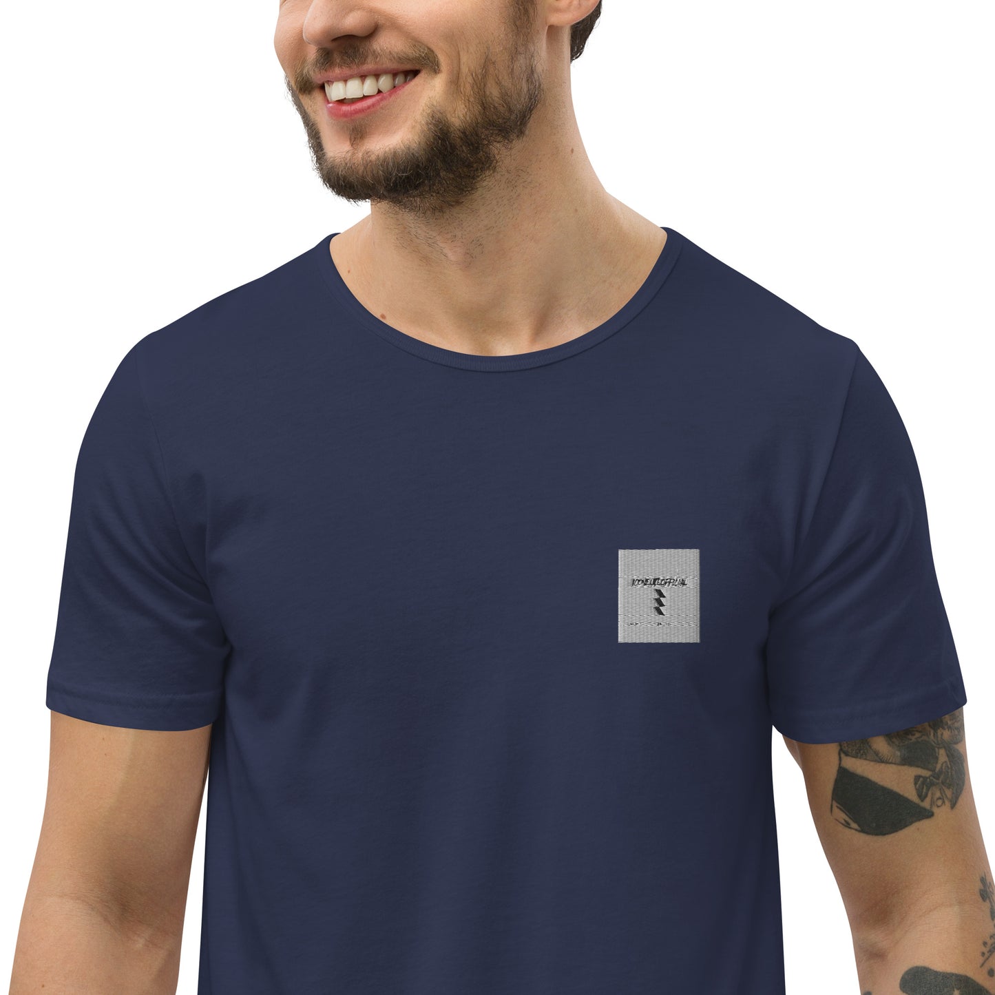 Icon Elite OfficialMen's Curved Hem T-Shirt