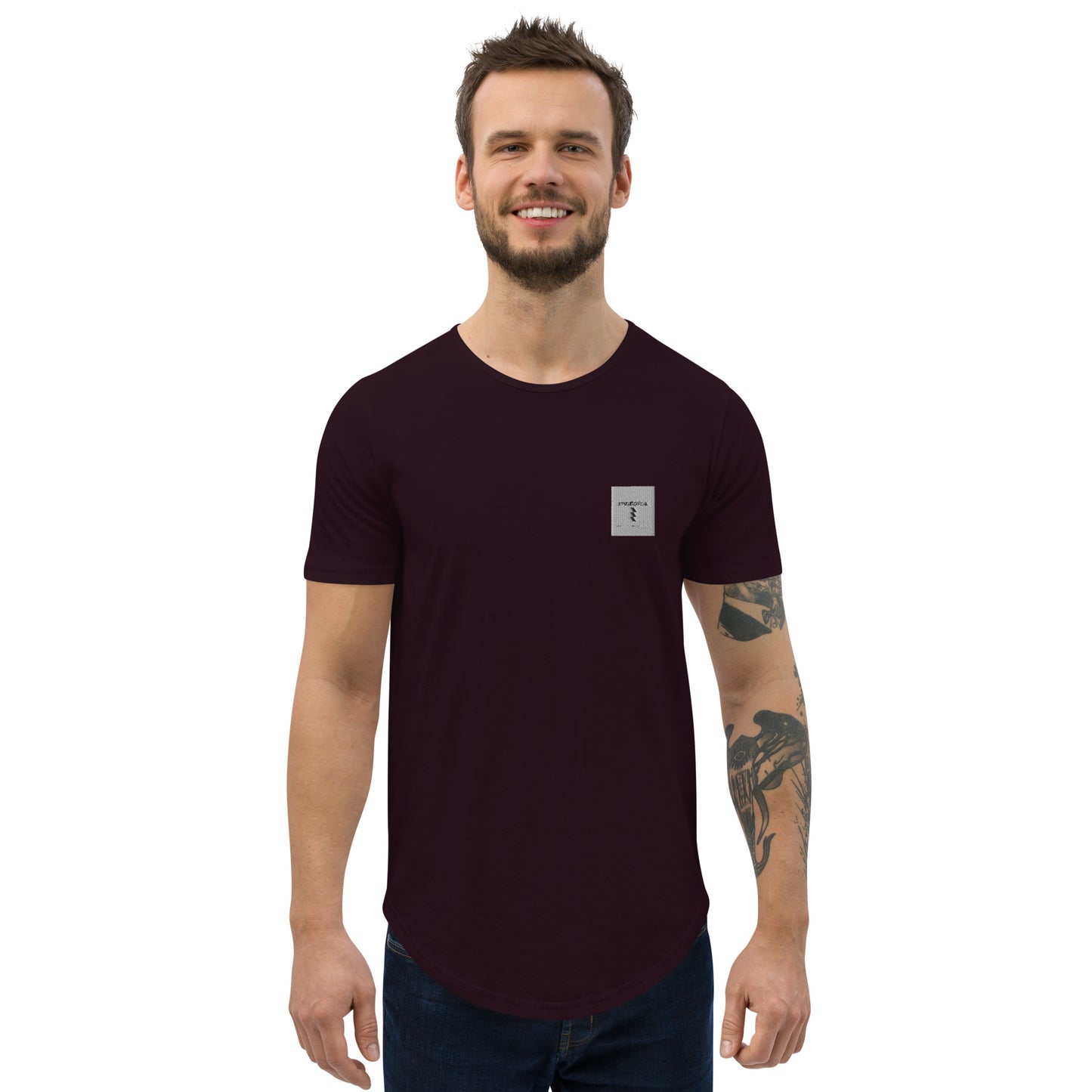 Icon Elite OfficialMen's Curved Hem T-Shirt