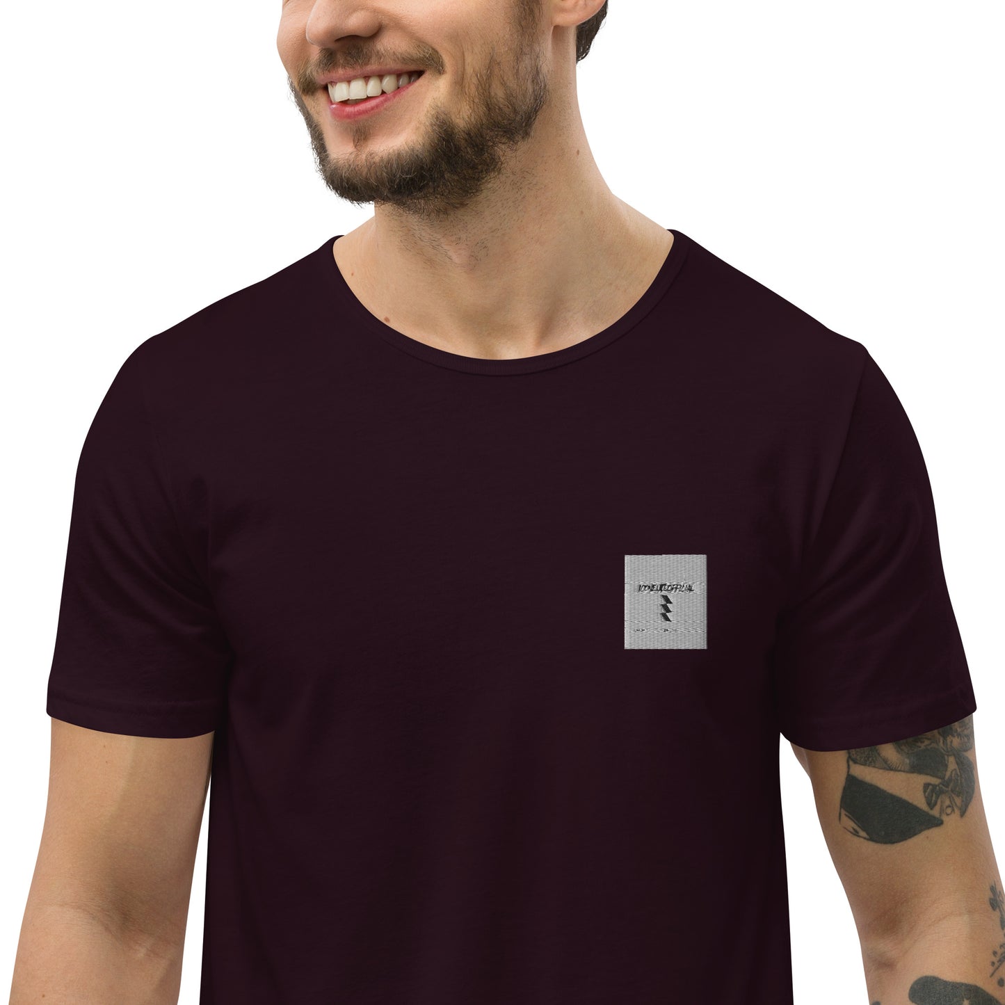 Icon Elite OfficialMen's Curved Hem T-Shirt