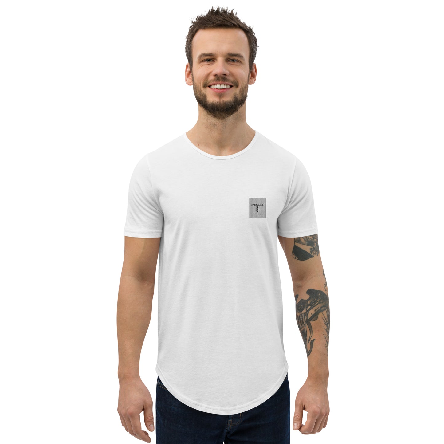 Icon Elite OfficialMen's Curved Hem T-Shirt