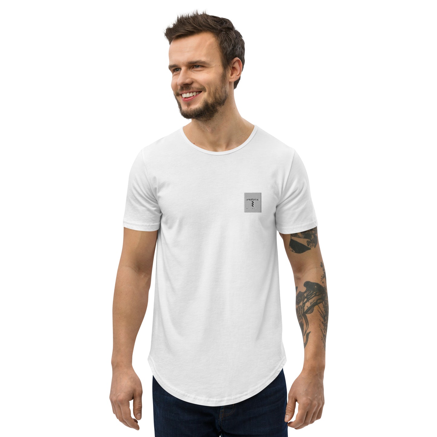 Icon Elite OfficialMen's Curved Hem T-Shirt