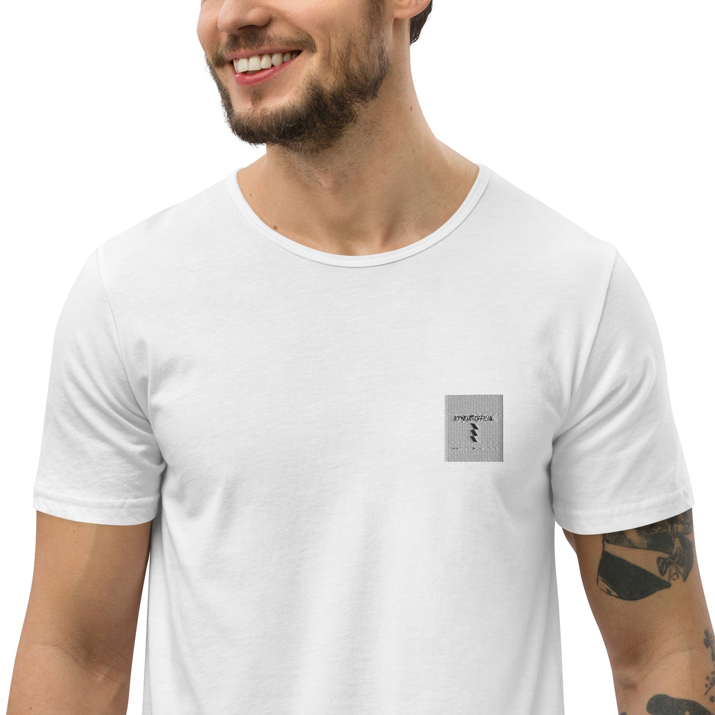 Icon Elite OfficialMen's Curved Hem T-Shirt